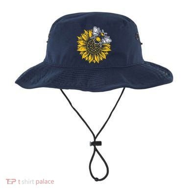 Bumblebee Sunflower Springtime Save The Bees Honeybee Bucket Hat