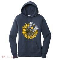 Bumblebee Sunflower Springtime Save The Bees Honeybee Women's Hoodie thumb 0