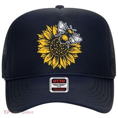 Bumblebee Sunflower Springtime Save The Bees Honeybee Hat