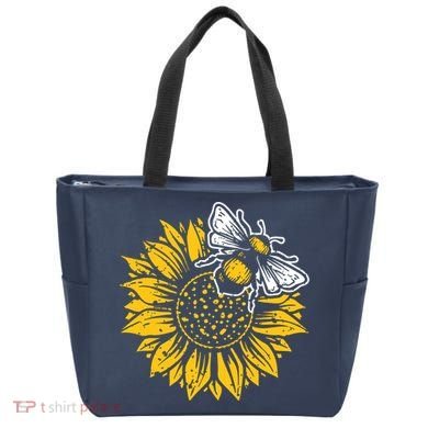 Bumblebee Sunflower Springtime Save The Bees Honeybee Tote Bag