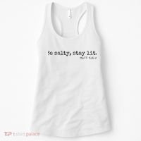 Be Salty Stay Lit Matthew 513 14 Christian Religious Faith Women's Tank Top thumb 0