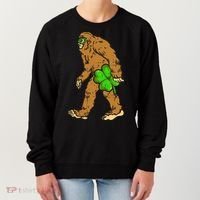 Bigfoot Shamrock Sasquatch Irish Women's Sweatshirt thumb 0