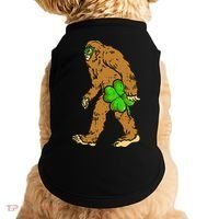 Bigfoot Shamrock Sasquatch Irish Doggie Tank thumb 0