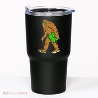 Bigfoot Shamrock Sasquatch Irish Tumbler thumb 0