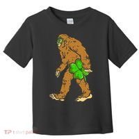 Bigfoot Shamrock Sasquatch Irish Toddler T-Shirt thumb 0