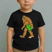 Bigfoot Shamrock Sasquatch Irish Toddler T-Shirt thumb 2