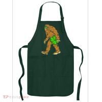 Bigfoot Shamrock Sasquatch Irish Apron thumb 0