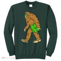 Bigfoot Shamrock Sasquatch Irish Sweatshirt thumb 0