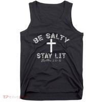 Be Salty Stay Lit Matthew 513 16 Tank Top thumb 0