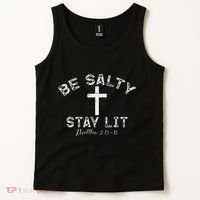 Be Salty Stay Lit Matthew 513 16 Tank Top thumb 2