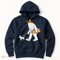 Bigfoot Sasquatch Taco Chihuahua Funny Cinco De Mayo Mexican Hoodie thumb 0