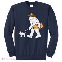 Bigfoot Sasquatch Taco Chihuahua Funny Cinco De Mayo Mexican Sweatshirt thumb 0