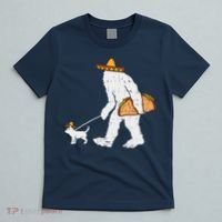 Bigfoot Sasquatch Taco Chihuahua Funny Cinco De Mayo Mexican T-Shirt thumb 5