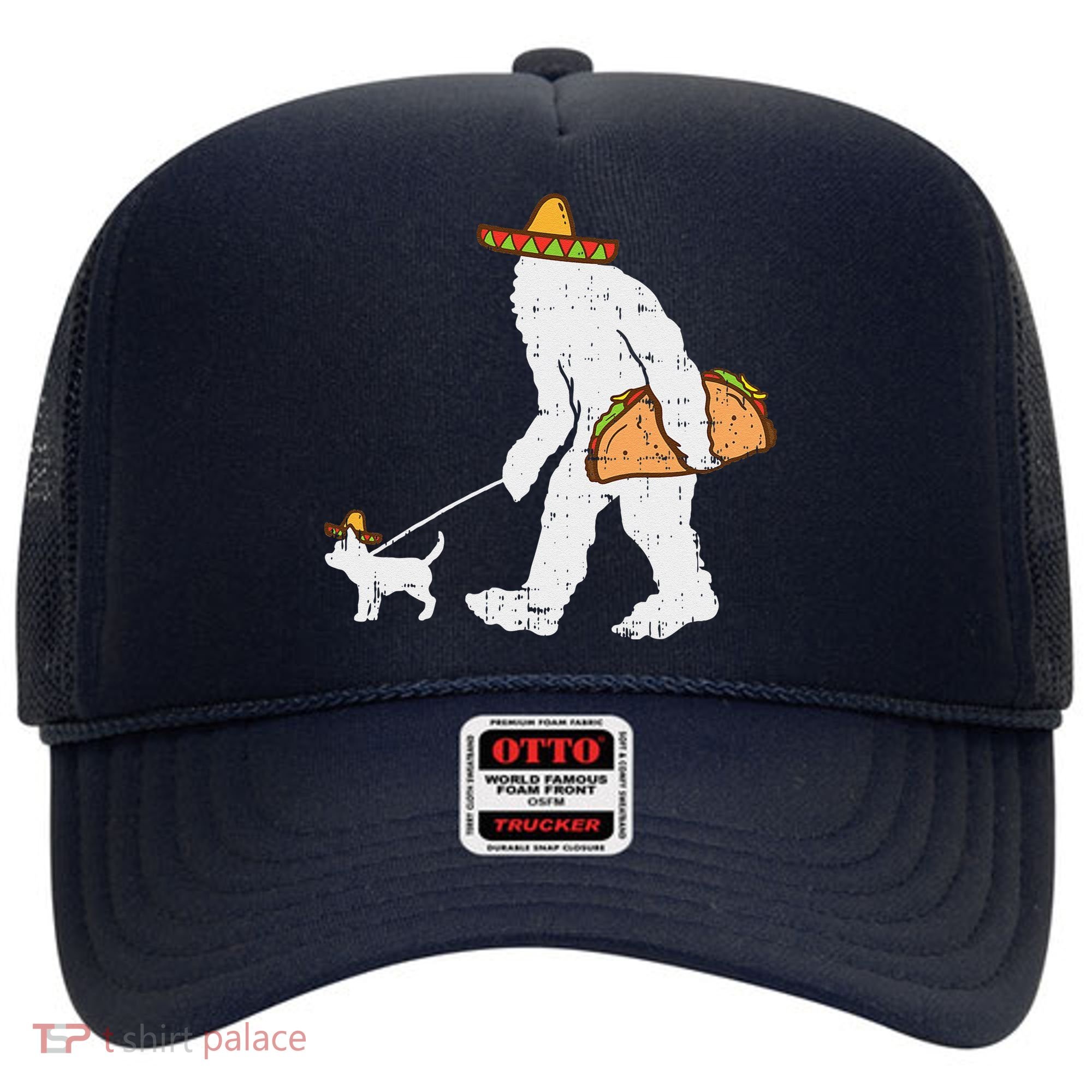 Bigfoot Sasquatch Taco Chihuahua Funny Cinco De Mayo Mexican Hat