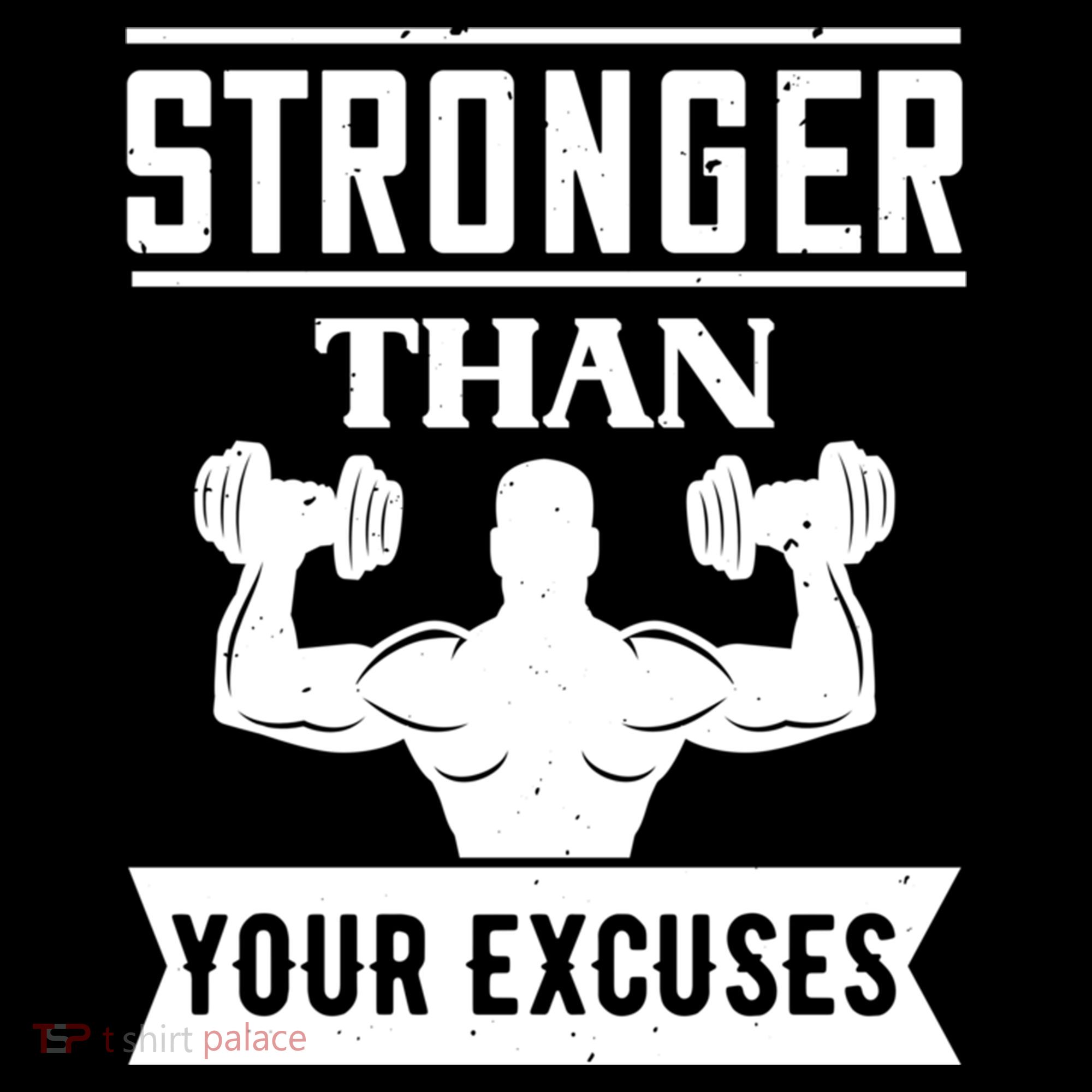 Be Stronger Than Your Excuses Motivational Quotes Gift Women's Hoodie