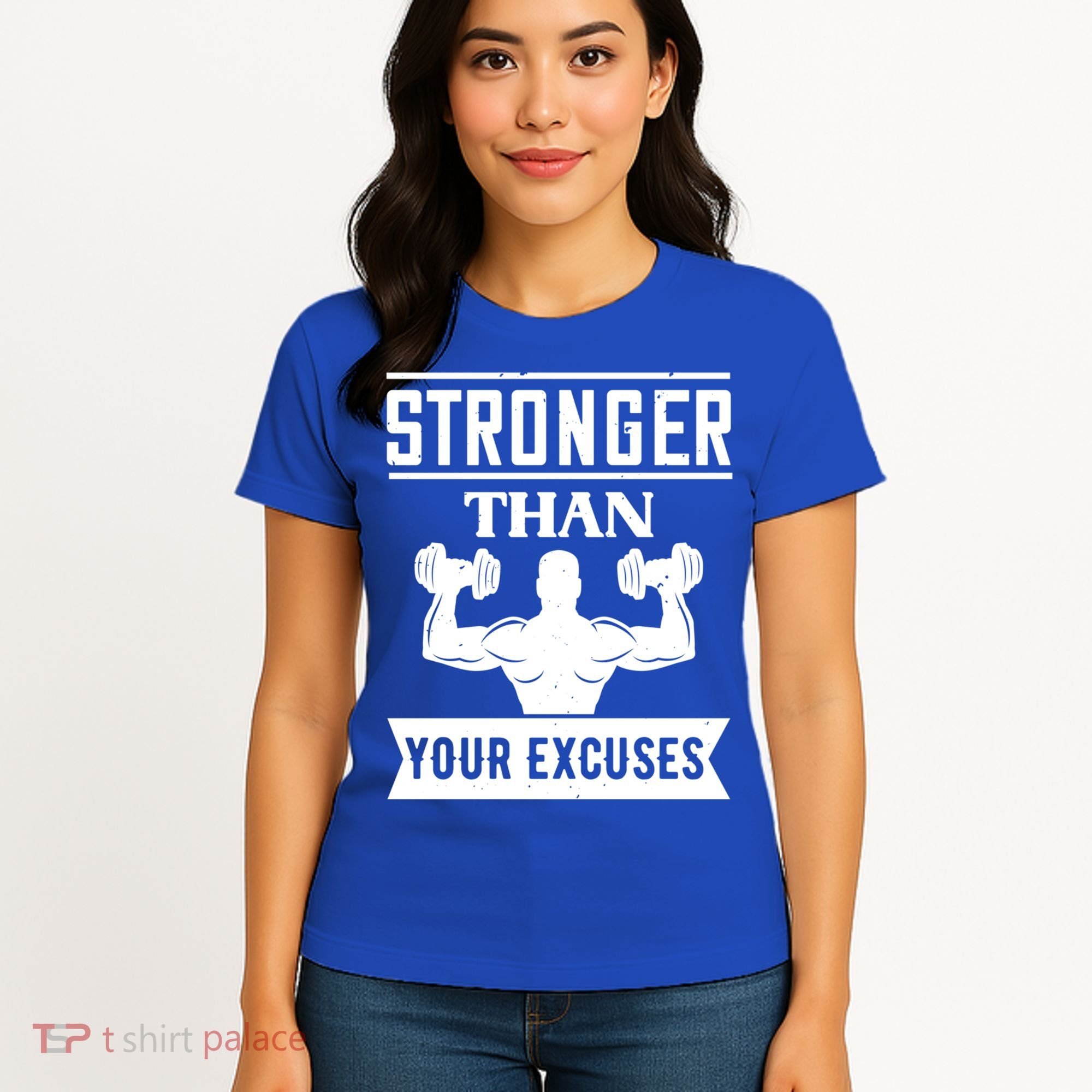 Be Stronger Than Your Excuses Motivational Quotes Gift Women's T-Shirt