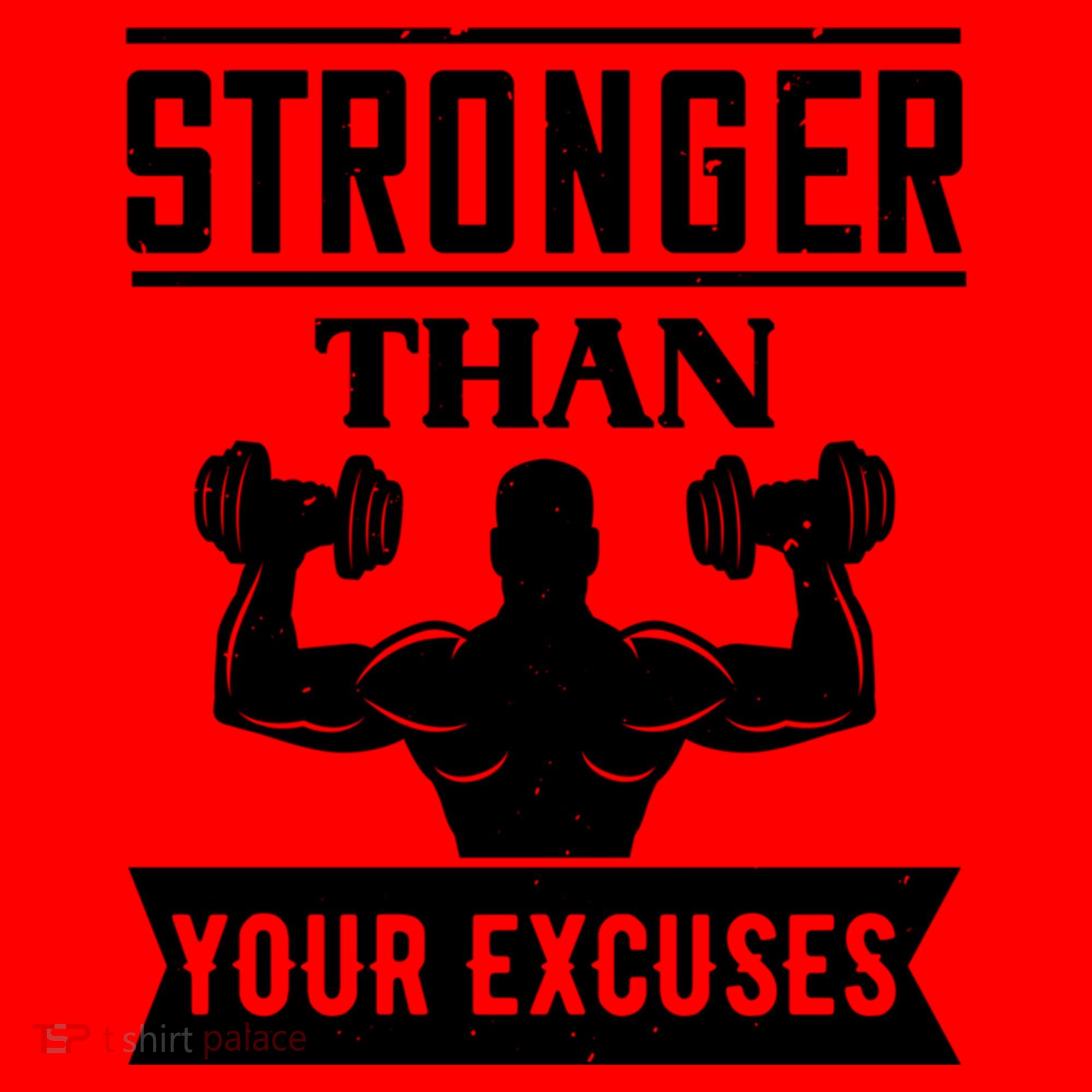 Be Stronger Than Your Excuses Motivational Quotes Gift Santa Hat
