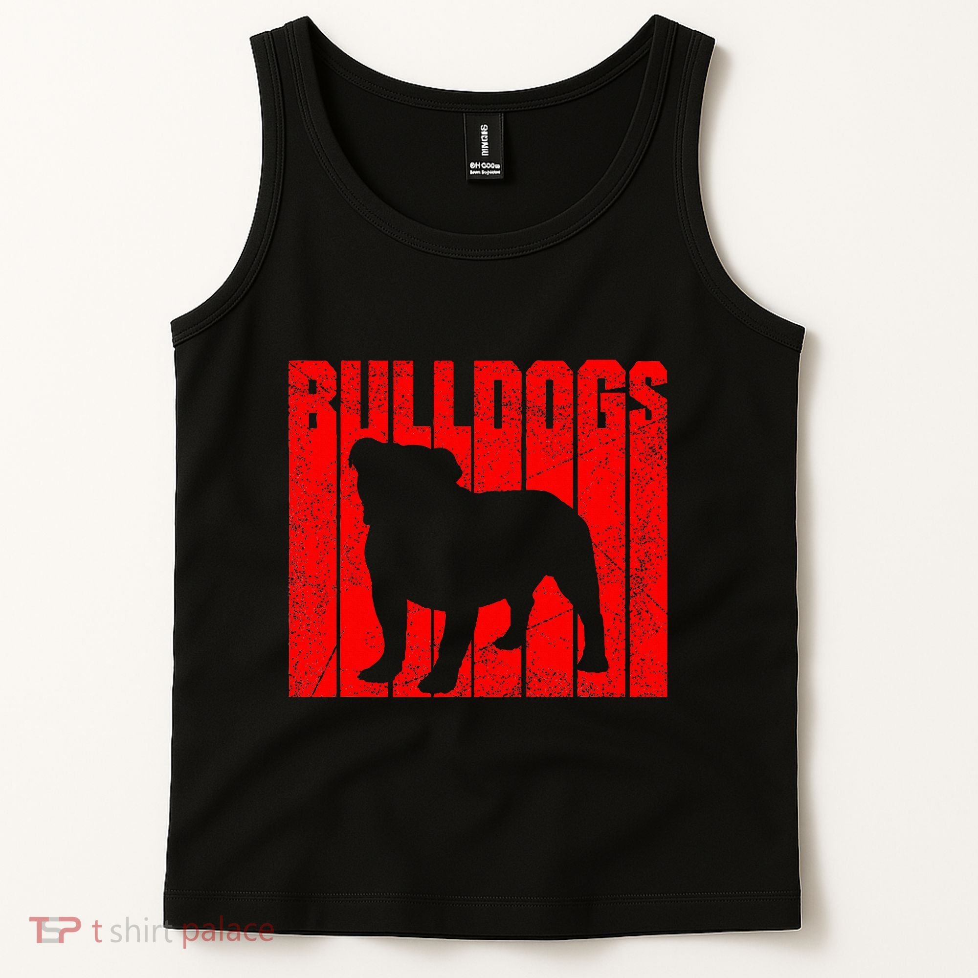 Bulldogs Sports Team Mascot Tank Top