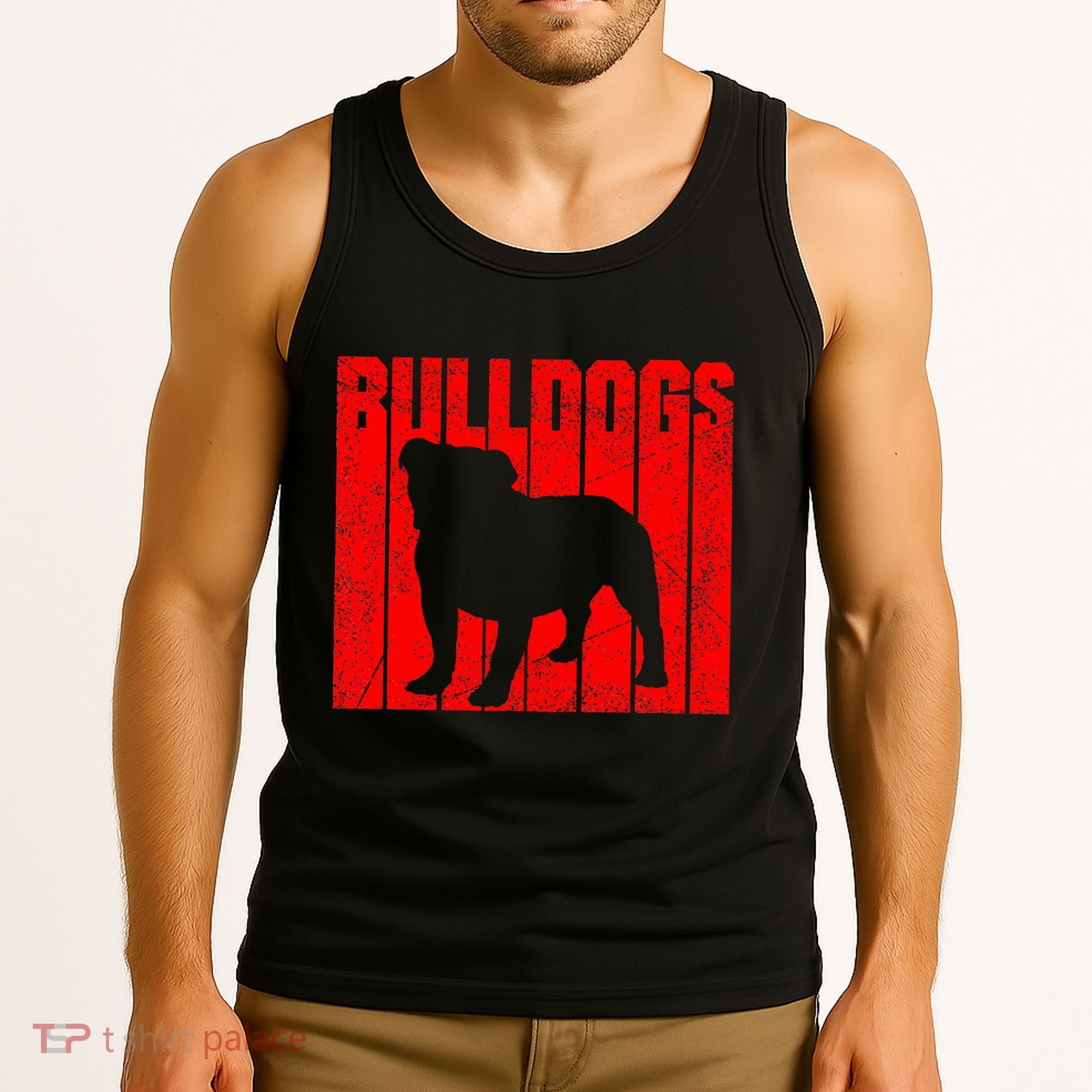 Bulldogs Sports Team Mascot Tank Top