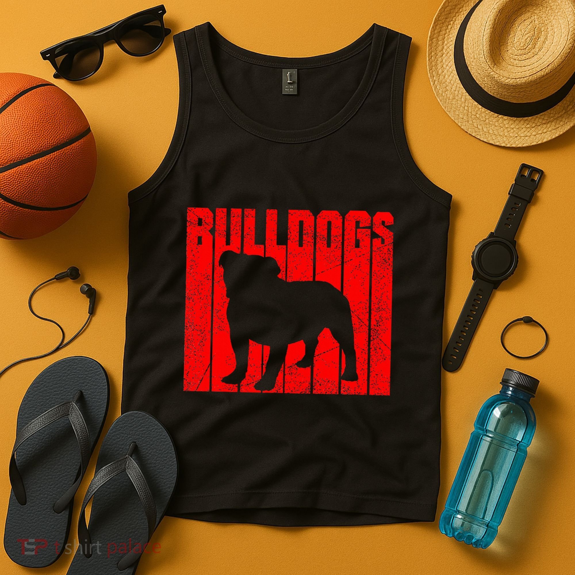 Bulldogs Sports Team Mascot Tank Top