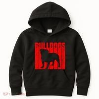 Bulldogs Sports Team Mascot Kids Hoodie thumb 0