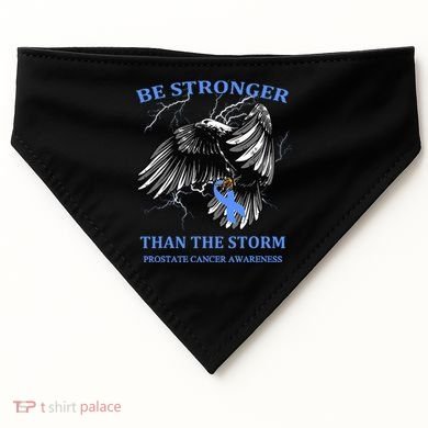 Be Stronger Than The Storm Prostate Cancer USA-Made Doggie Bandana