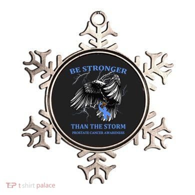 Be Stronger Than The Storm Prostate Cancer Ornament