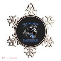 Be Stronger Than The Storm Prostate Cancer Ornament thumb 0
