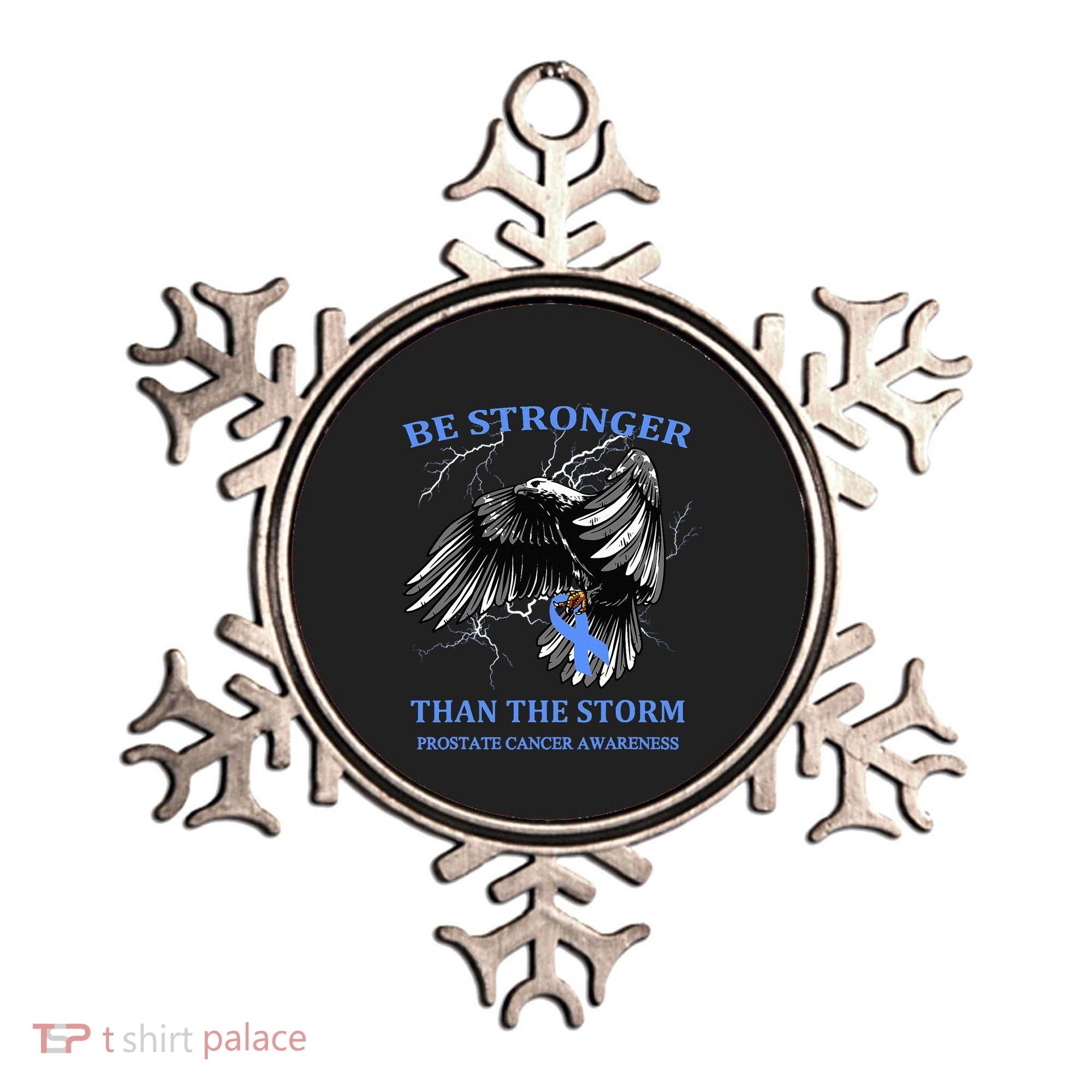 Be Stronger Than The Storm Prostate Cancer Ornament