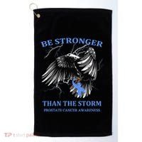 Be Stronger Than The Storm Prostate Cancer Golf Towel thumb 0