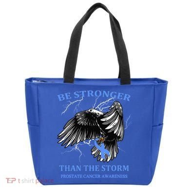Be Stronger Than The Storm Prostate Cancer Tote Bag