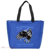 Be Stronger Than The Storm Prostate Cancer Tote Bag thumb 0