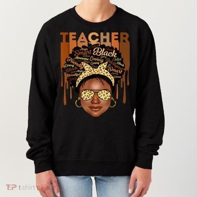 Black Smart Teacher Women's Sweatshirt