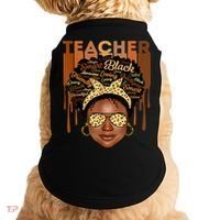 Black Smart Teacher Doggie Tank thumb 0