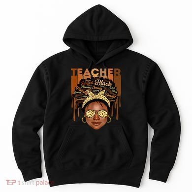 Black Smart Teacher Hoodie