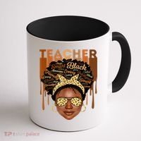 Black Smart Teacher Coffee Mug thumb 1