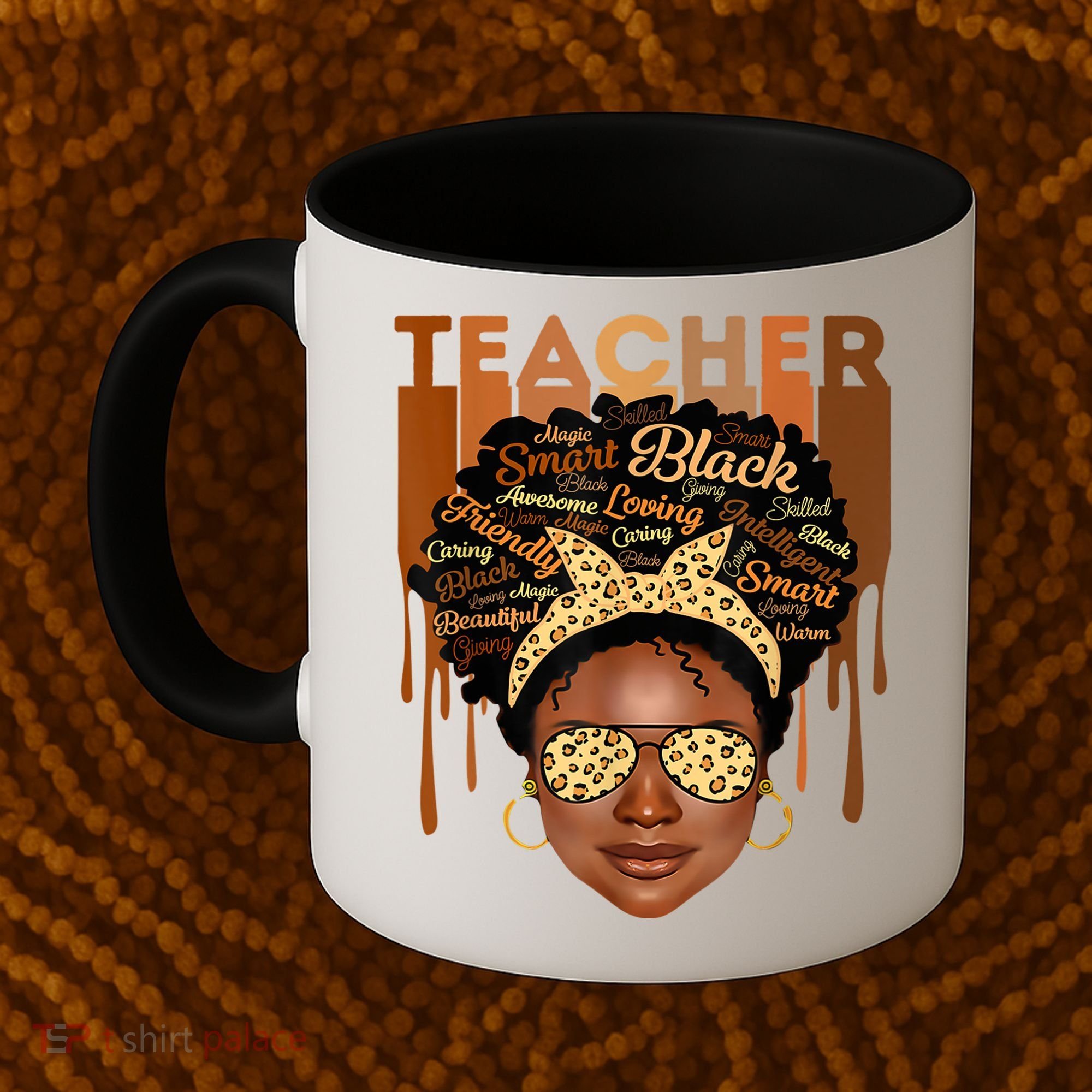 Black Smart Teacher Coffee Mug