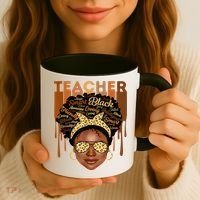 Black Smart Teacher Coffee Mug thumb 3