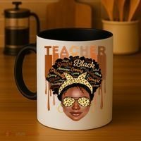 Black Smart Teacher Coffee Mug thumb 4