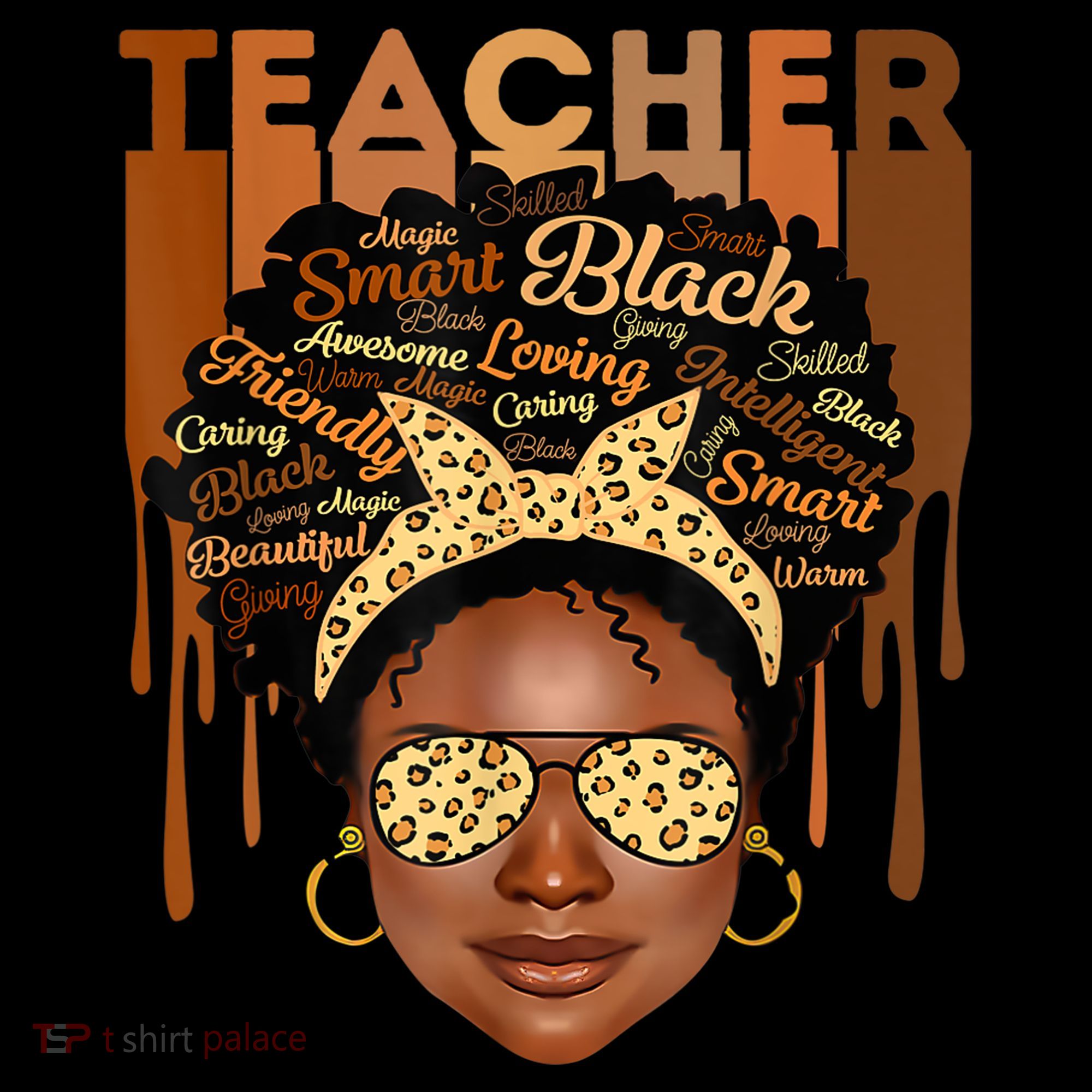 Black Smart Teacher Coaster