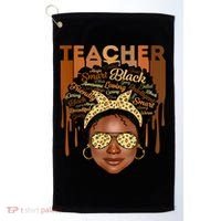 Black Smart Teacher Golf Towel thumb 0