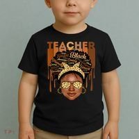 Black Smart Teacher Toddler T-Shirt thumb 2