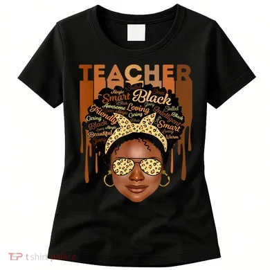 Black Smart Teacher Women's T-Shirt