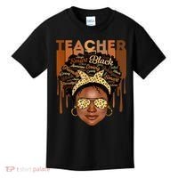 Black Smart Teacher Kids T-Shirt thumb 0
