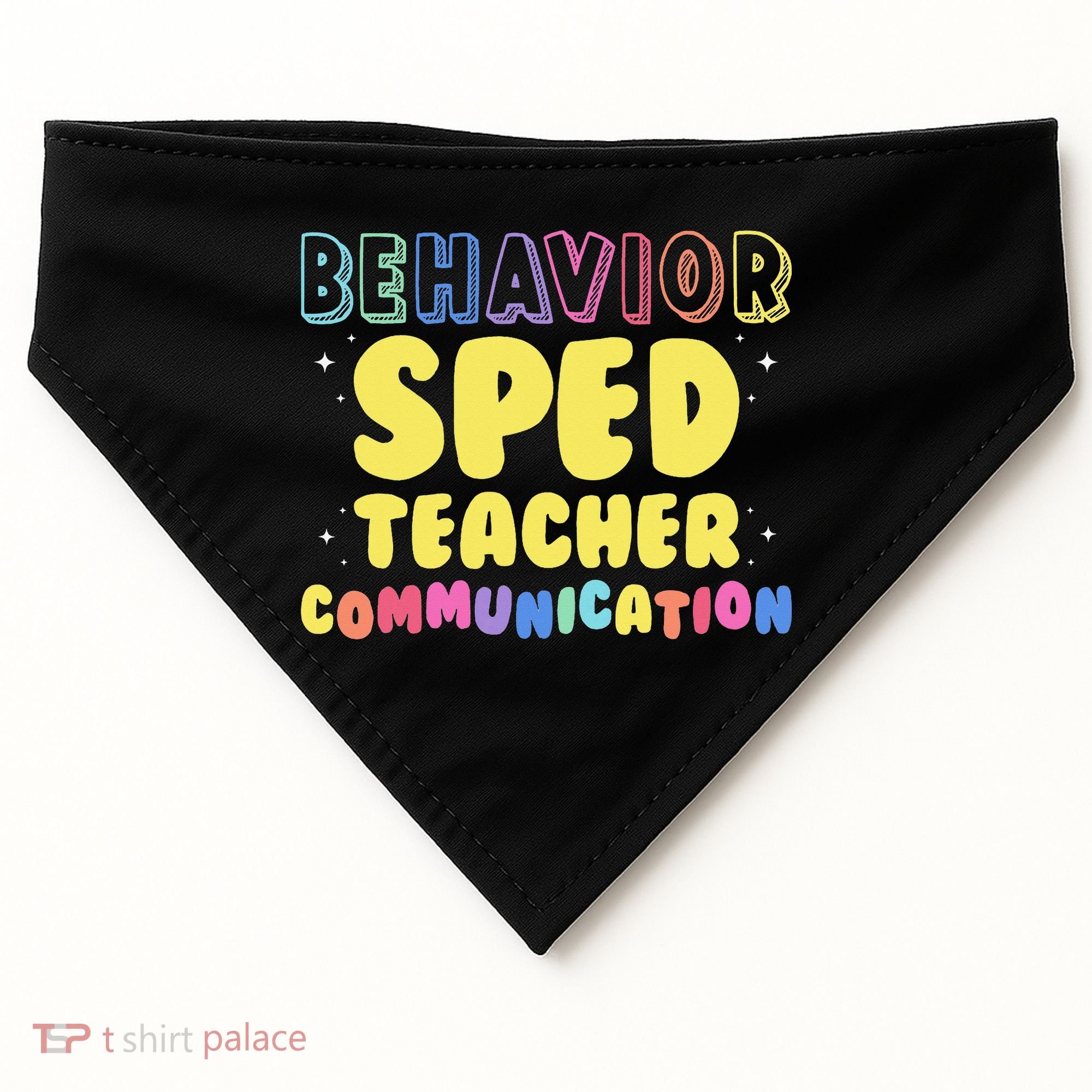 Behavior SPED Teacher Communication - Funny Behavior USA-Made Doggie Bandana
