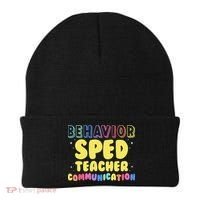 Behavior SPED Teacher Communication - Funny Behavior Beanie thumb 0