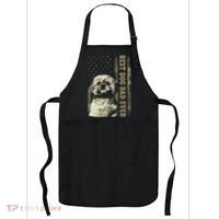 Best Shih Tzu Dad Ever Camo American Flag Dog Dad Apron thumb 0