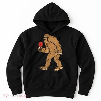 Bigfoot Sasquatch Table Tennis Ping Pong Player King Hoodie
