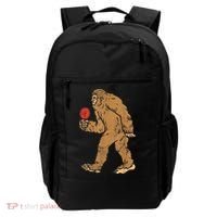 Bigfoot Sasquatch Table Tennis Ping Pong Player King Backpack thumb 0