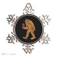 Bigfoot Sasquatch Table Tennis Ping Pong Player King Ornament thumb 0